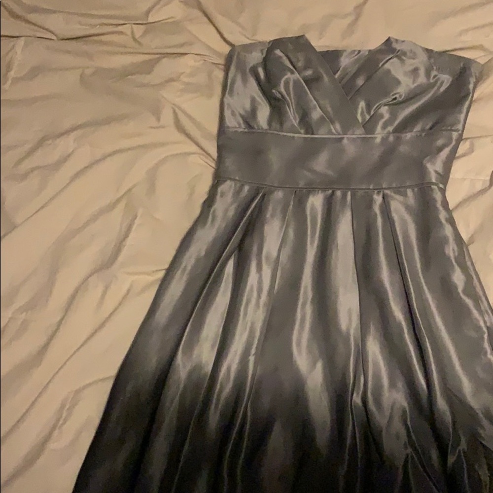 Grey cocktail dress